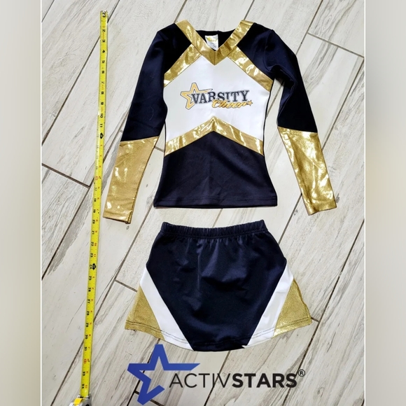 Activstars Uniform HALLOWEEN COSTUME Cheerleading Team VARSITY Activestars - Picture 1 of 12